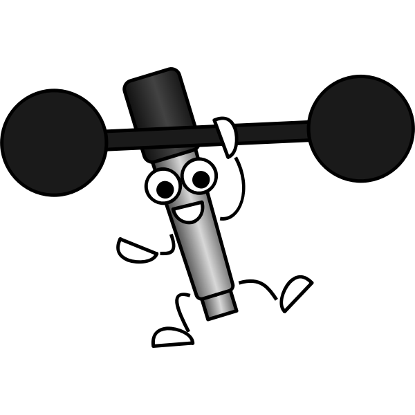SVG Mike weighlifting