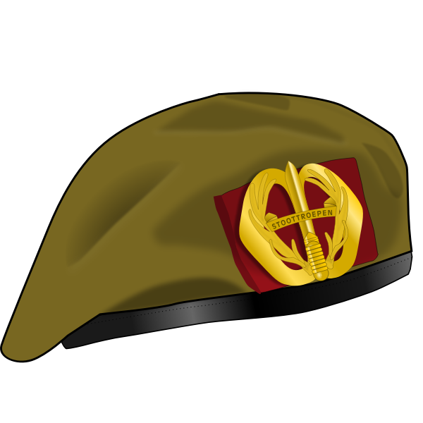 SVG Military beret
