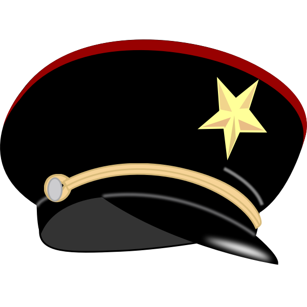 SVG Military hat