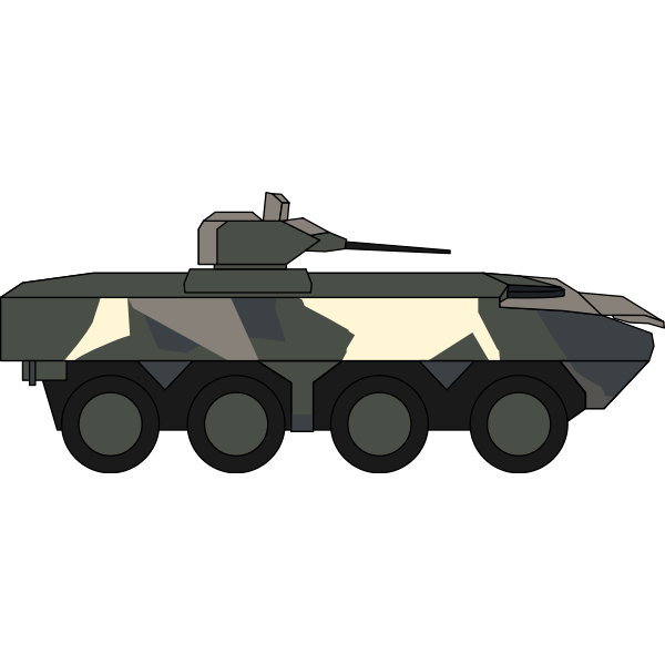 SVG Military vehicle illustration