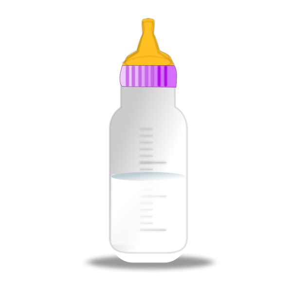 SVG Milk Bottle For Babies