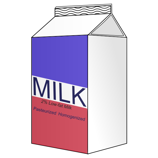 SVG Milk Carton