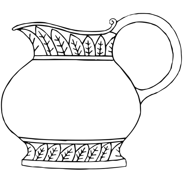 SVG Milk pot image