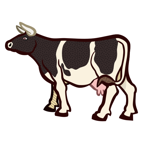 SVG Milking cow