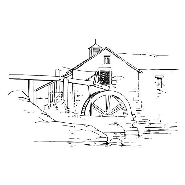 SVG Mill house
