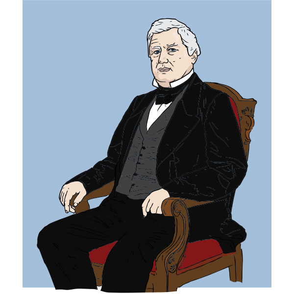 SVG Millard Fillmore vector drawing