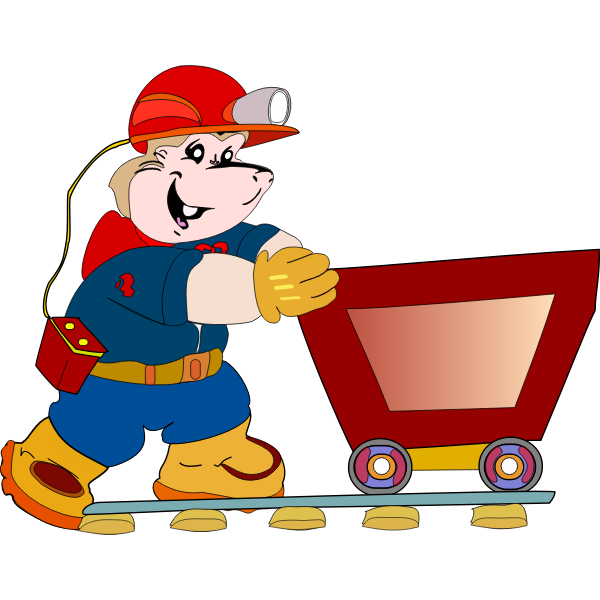 SVG Minder mole cartoon