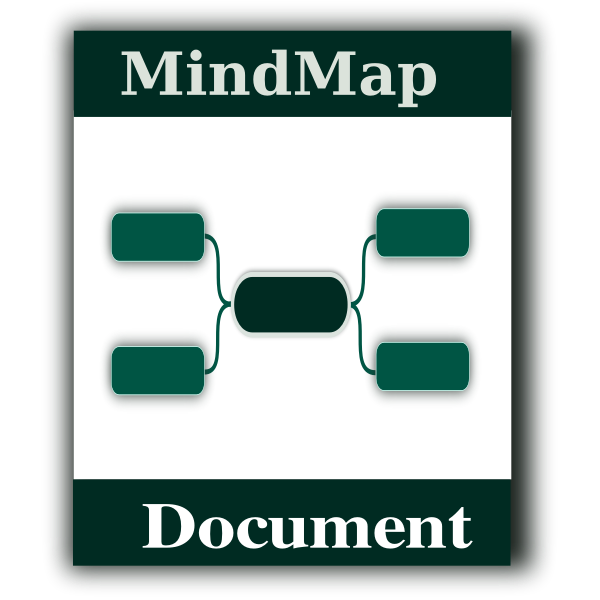 SVG Mindmap icon vector graphics