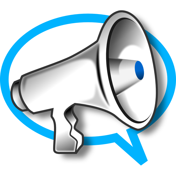 SVG Minduka Megaphone