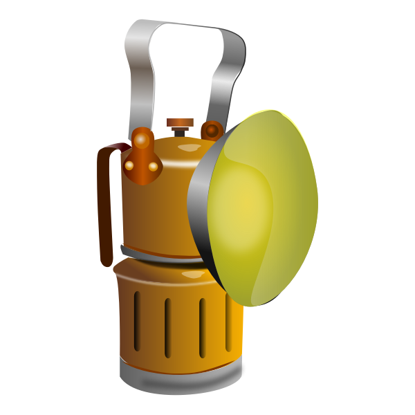 SVG Miner lamp Lmpara de minero