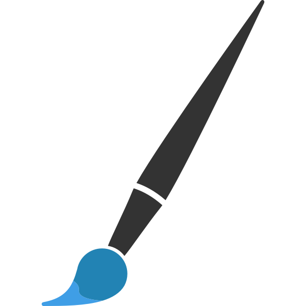 SVG Minimalistic paint brush