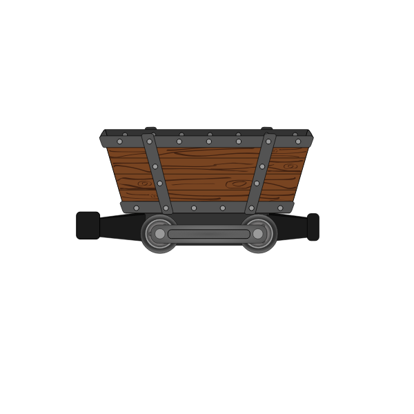 SVG Mining car vector