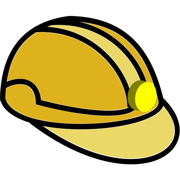SVG Mining helmet vector illustration
