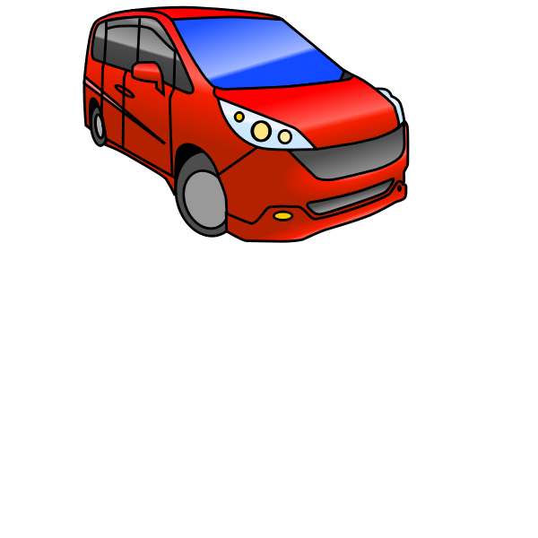 SVG Minivan Automobile color