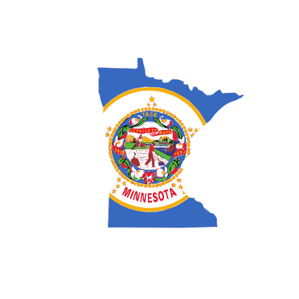 SVG Minnesota039s map