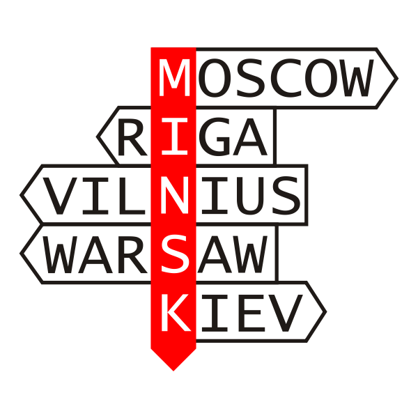SVG Minsk and neighbours direction pointer vector image