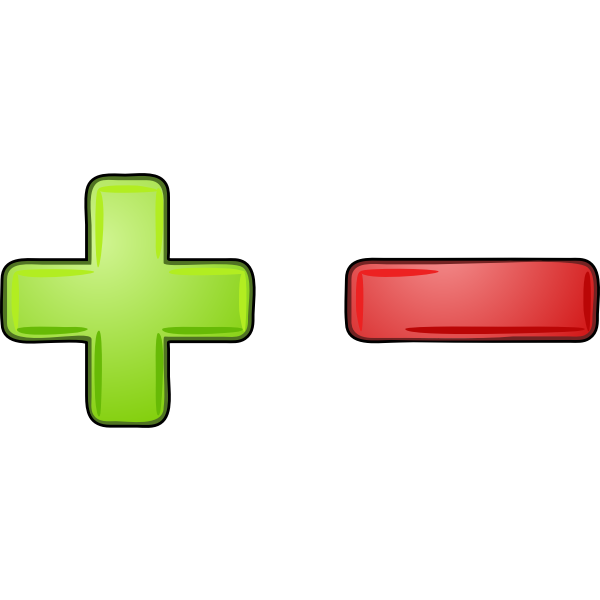SVG Minus and plus image