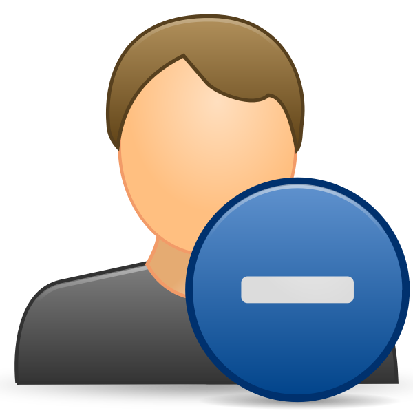 SVG Minus contact icon