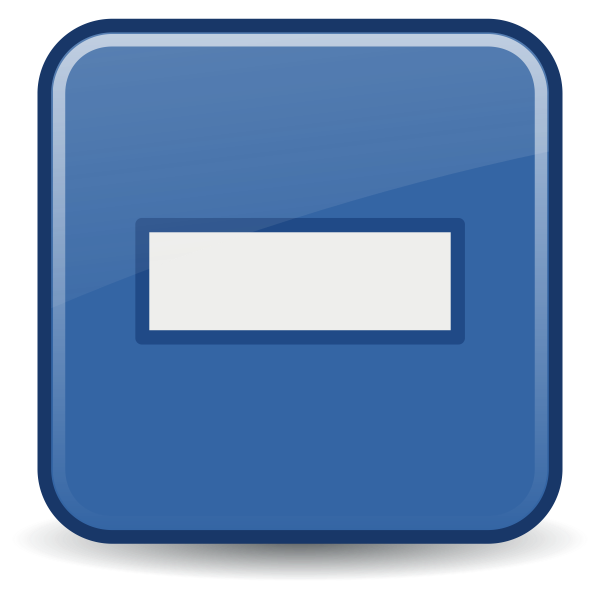 SVG Minus emblem vector image