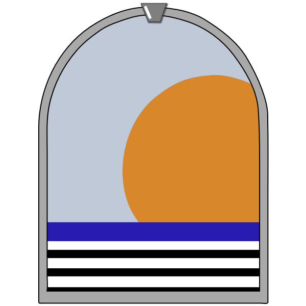 SVG Mirror frame image