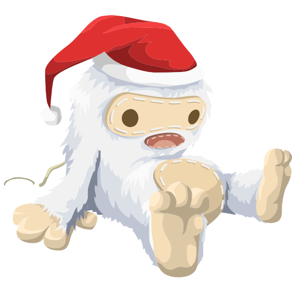 SVG misc collectors edition 2010 glitchmas yeti