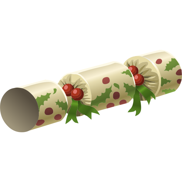 SVG misc glitchmas cracker