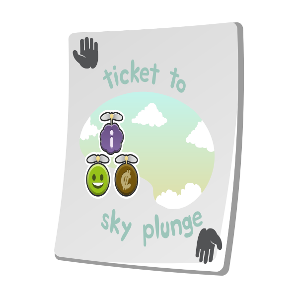 SVG misc paradise ticket sky plunge
