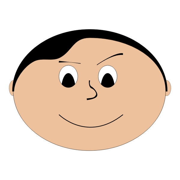 SVG Mischievous Boy