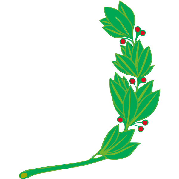 SVG Mistletoe branch
