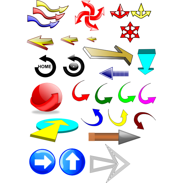 SVG Mixed Arrows