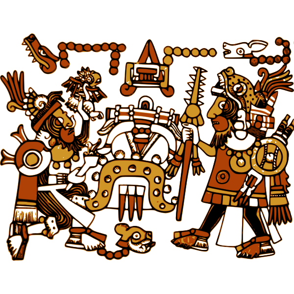 SVG Mixtec illustration