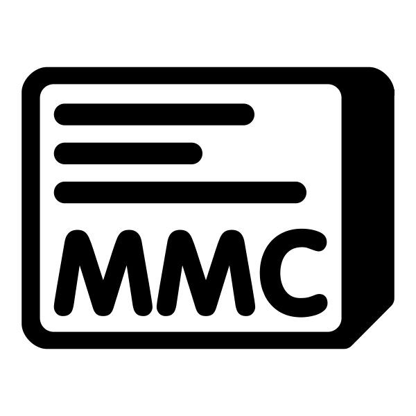 SVG MMC vector icon