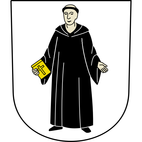SVG Mnchaltorf coat of arms with frame vector image