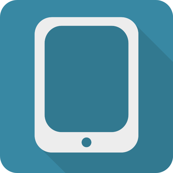 SVG mobile icon shadow
