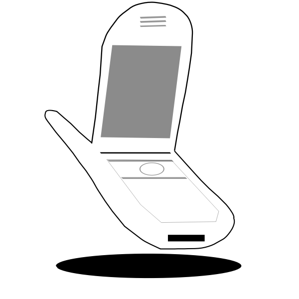 SVG Mobile phone vector clip art