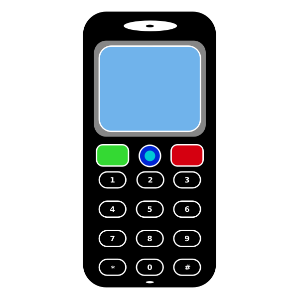 SVG Mobile phone vector graphics