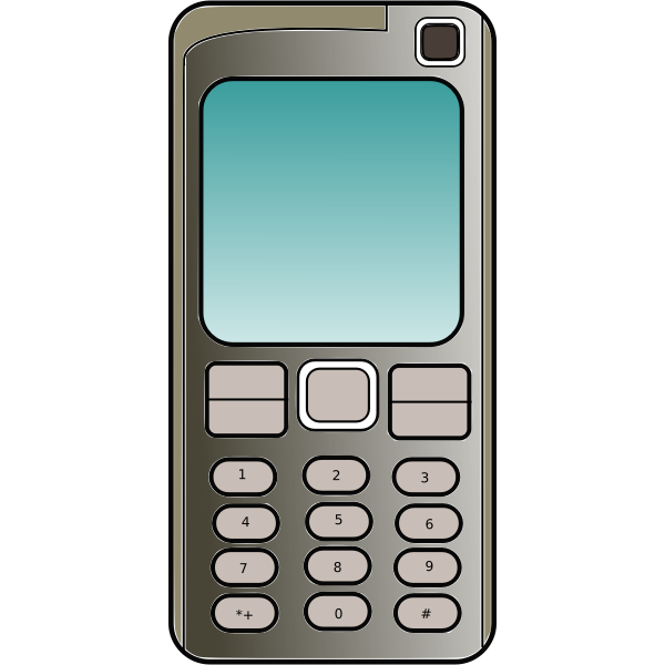 SVG Mobile phone vector image