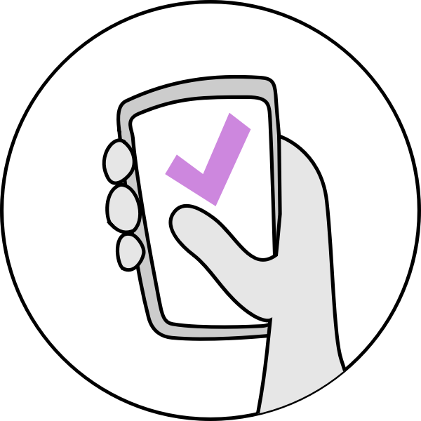 SVG Mobile phone working