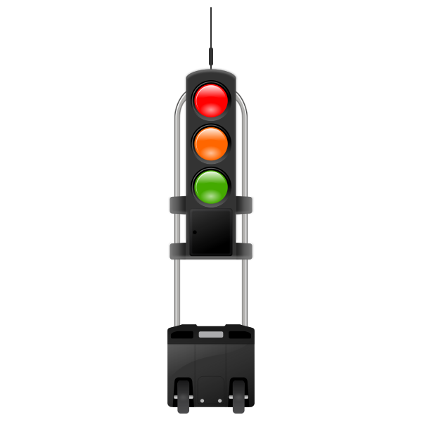 SVG mobile traffic light