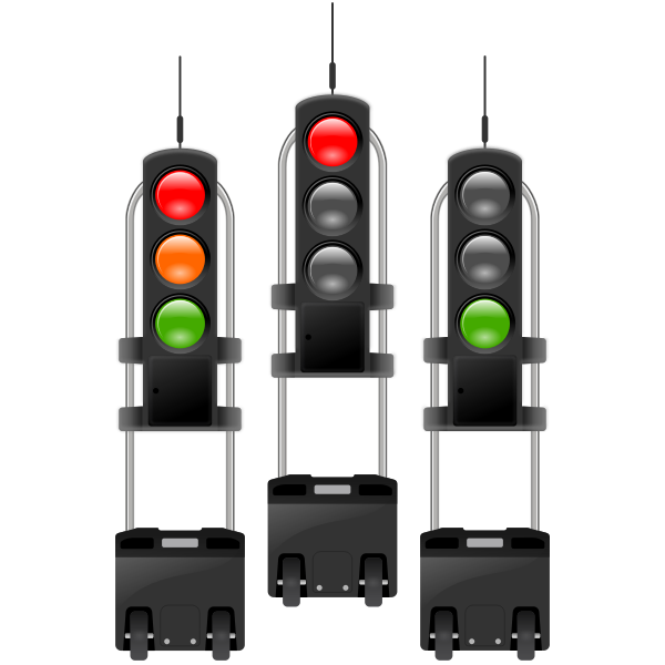 SVG Mobile traffic lights