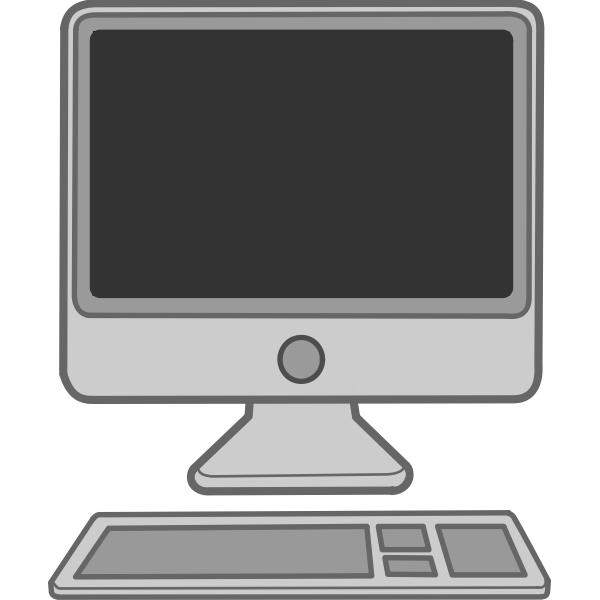 SVG Modern computer
