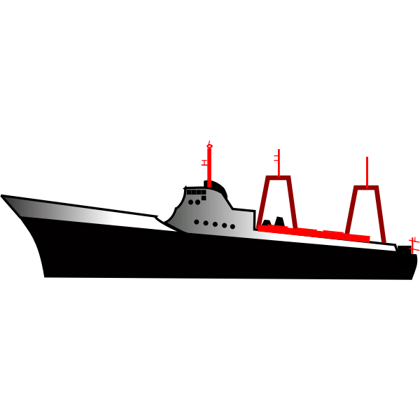 SVG Modern fishing boat