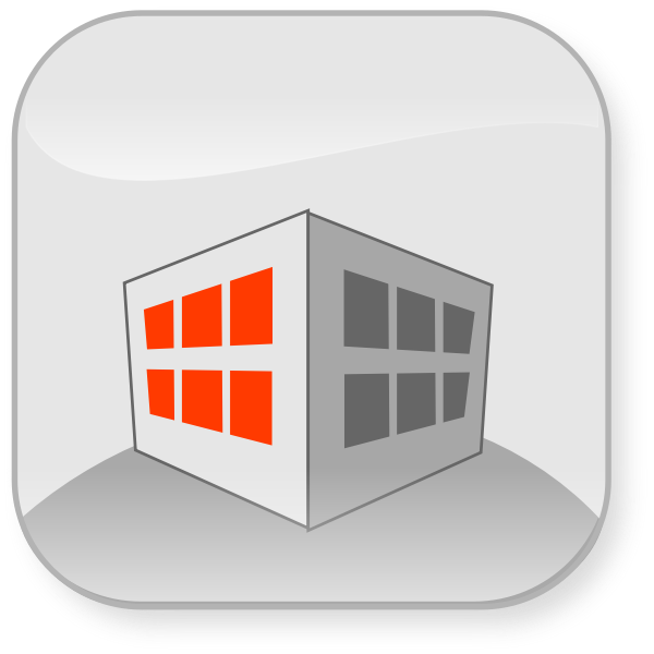 SVG Modern house vector graphics