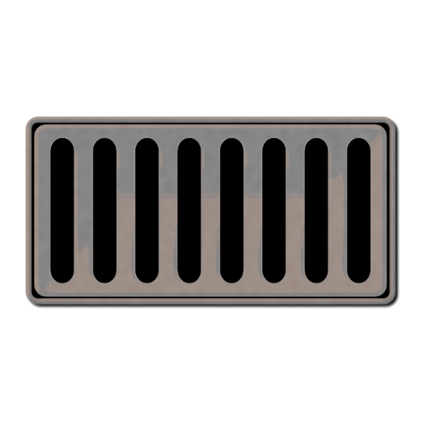 SVG Modern manhole cover vector image