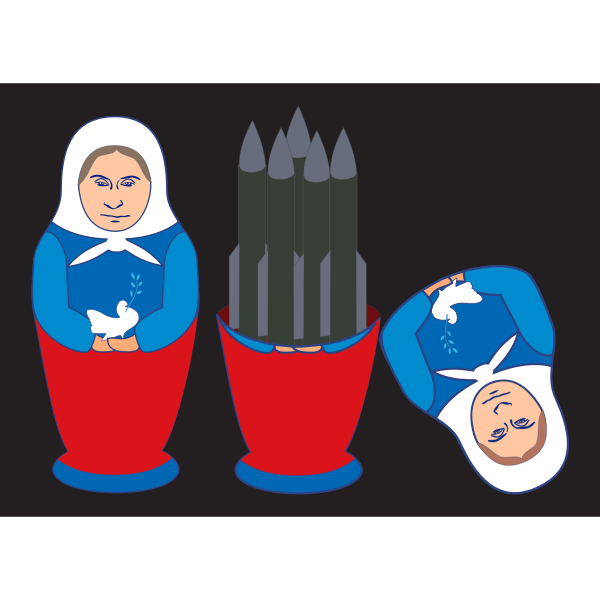 SVG Modern Russian Doll Vector Graphics