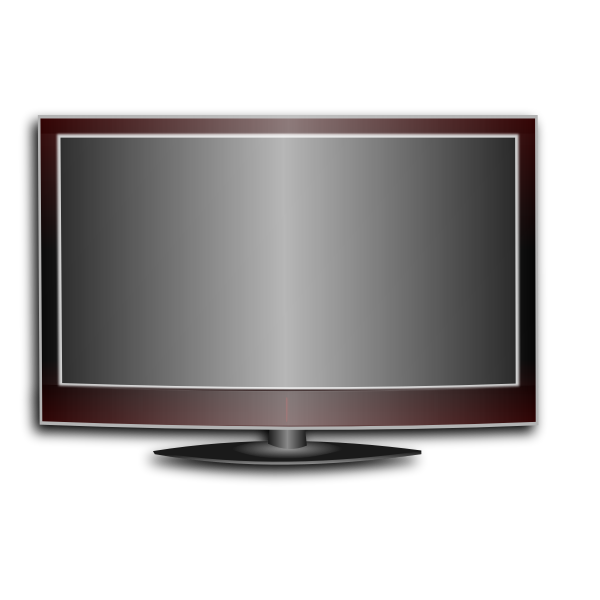 SVG Modern TV vector illustration