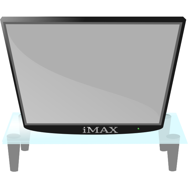 SVG Modern TV vector image