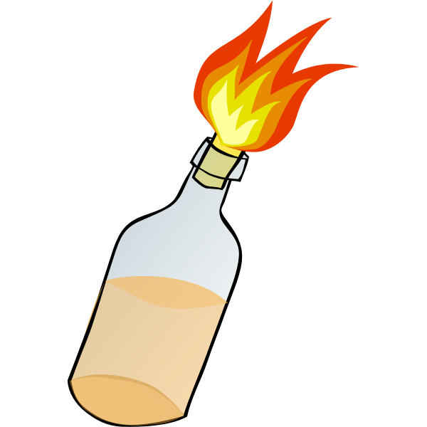 SVG molotov cocktail