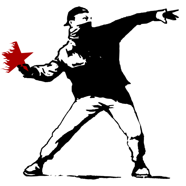 SVG Molotov star