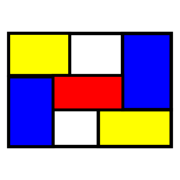 SVG Mondrian